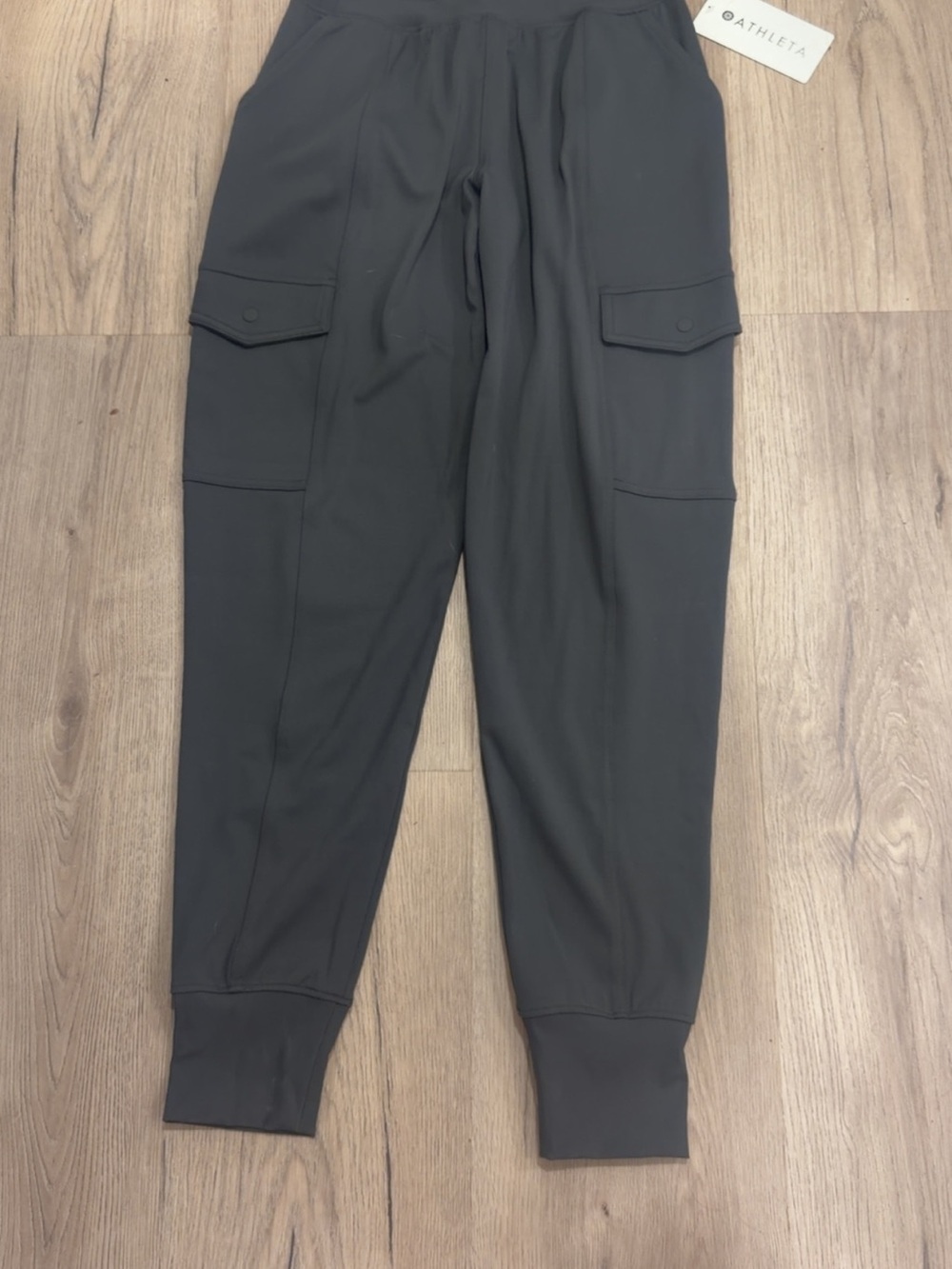 Athleta Men's Black Cargo Joggers with Utility Pockets